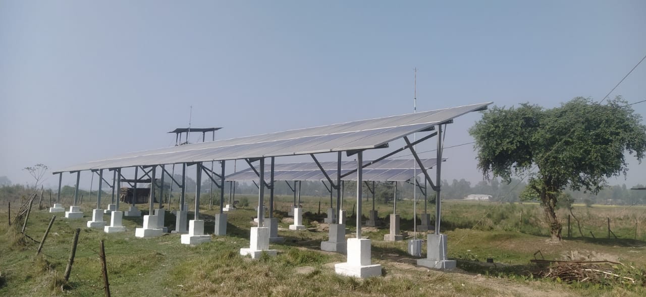 150kwp Solar Power Plant installed at India Bangladesh border