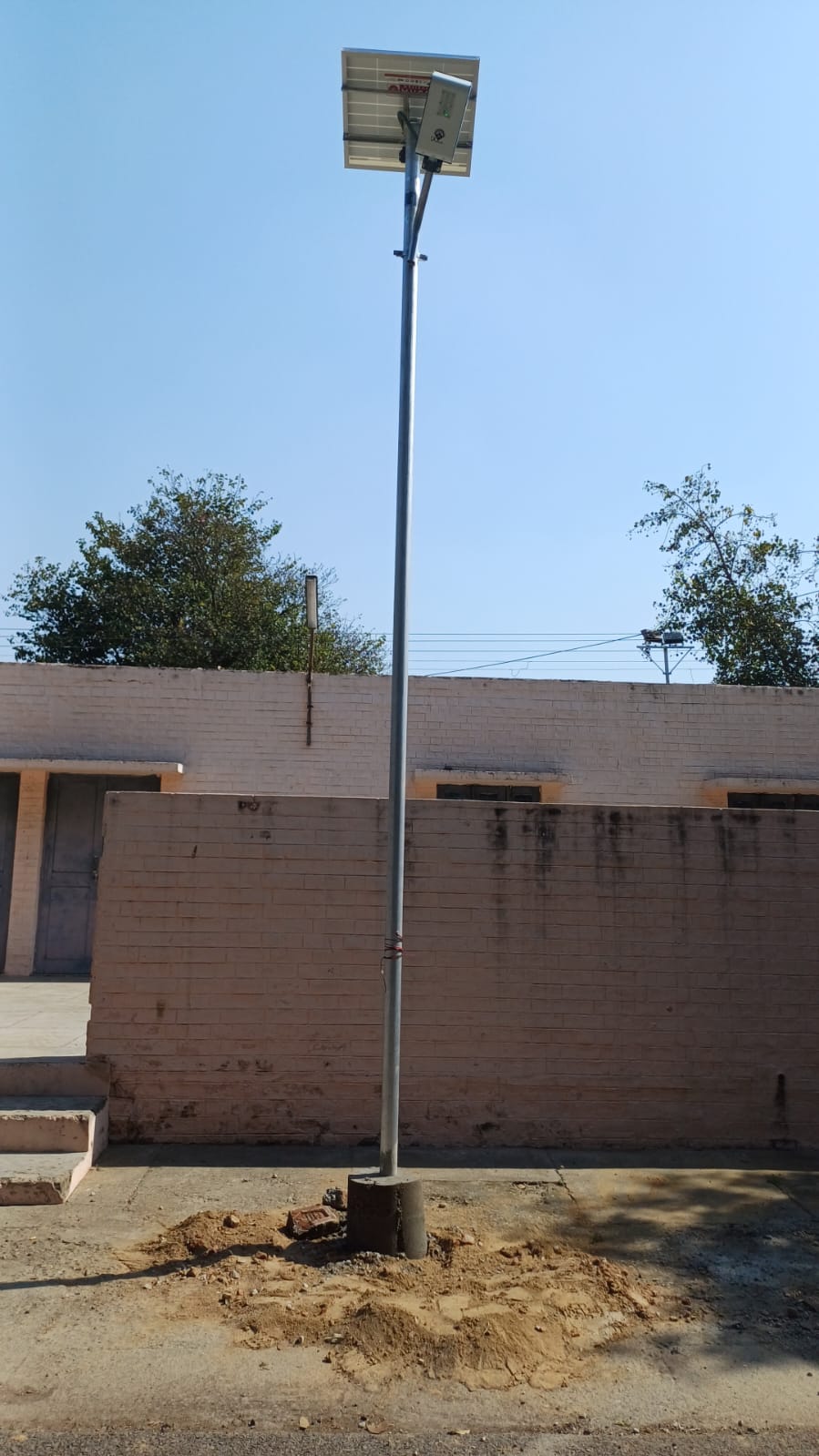 290 solar street lights installed at various BSF Campus in Punjab